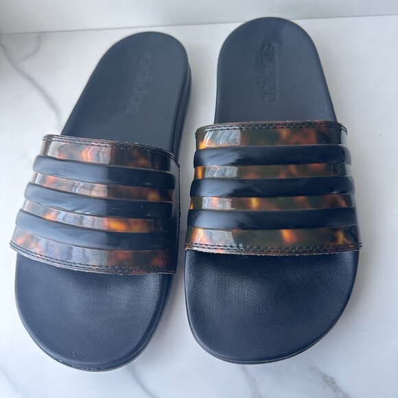 Adidas adilette comfort slidesTortoise Size:5 - Picture 7 of 8